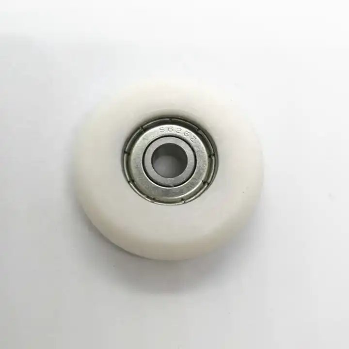 Lot De 4 Roulettes De Remplacement Pour Siège De Rameur - Nylon, Ouverture 8mm, Dimensions 27x41x41mm